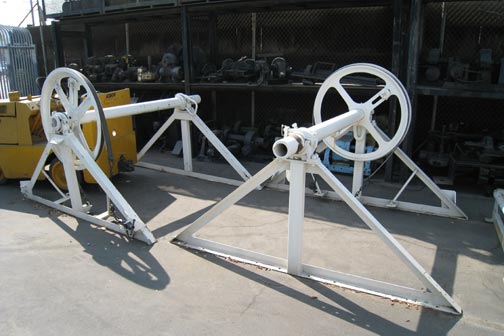 ASHER Heavy Duty Cable Reel Stands with Tensioning Brake – Al Asher & Sons