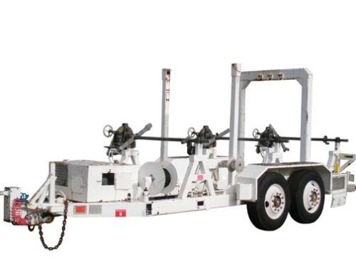 Cable Reel Trailers for Material Transport & Power Mandrel Pay-Out