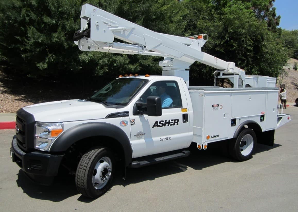 Ford Diesel TEREX TL38P Bucket Trucks For Sale or Rent Al Asher & Sons