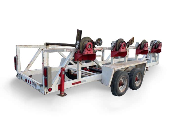 Reel Stands - Brooks Brothers Trailers