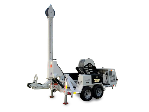 ASHER 13-MSK 13,000 lbs Underground Pulling Trailer